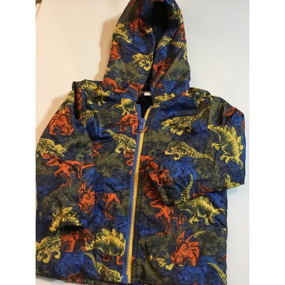 Mick Mack Baby Boys' Zip Front Sherpa Lined Hooded Jacket, Size 18 Mths. EUC